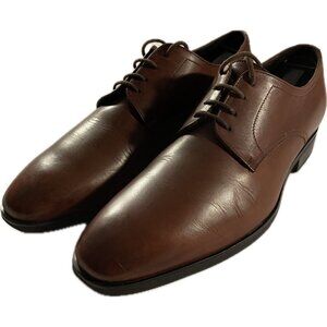 Too Boot New York Derby Burgundy Leather Size 8 Mens Dress Shoes